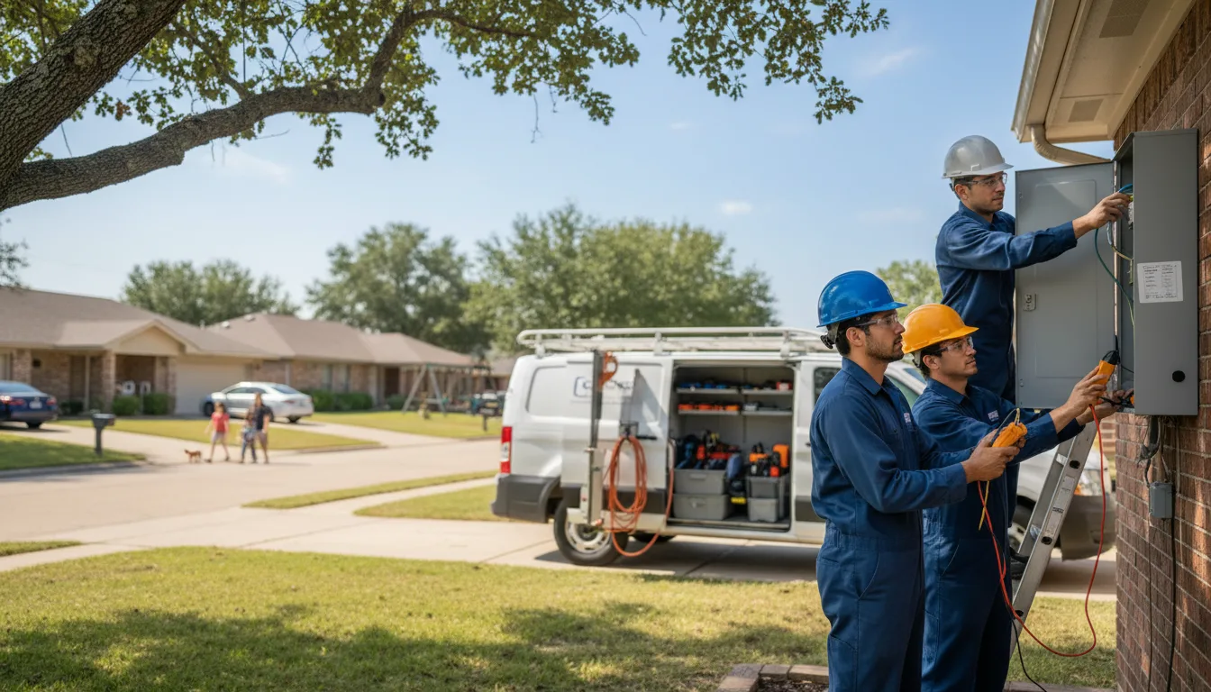 Certified electrician providing emergency electrical services in Victor, ID